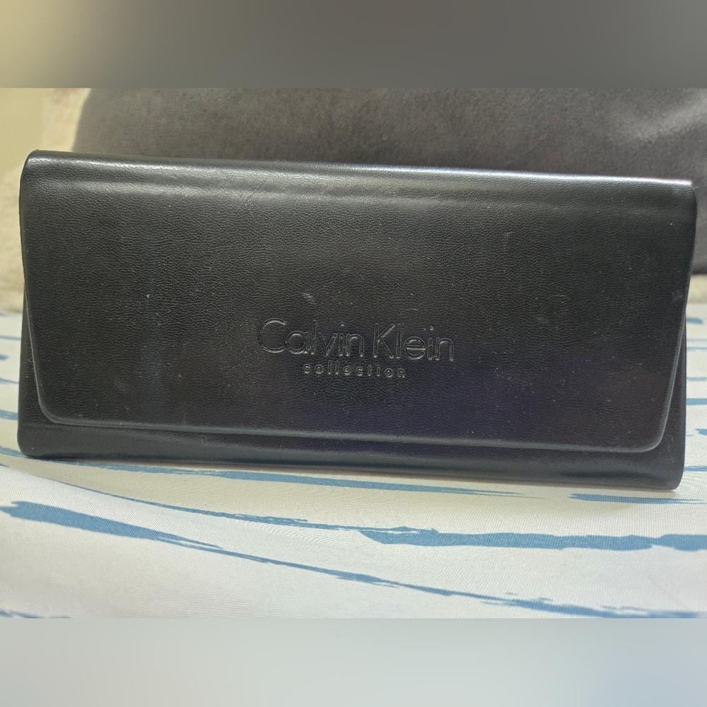 Calvin Klein Collection Black Triangular Eyeglass Sunglass Soft Case